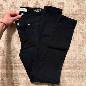 Henry & Belle Super Skinny Ankle, black jean